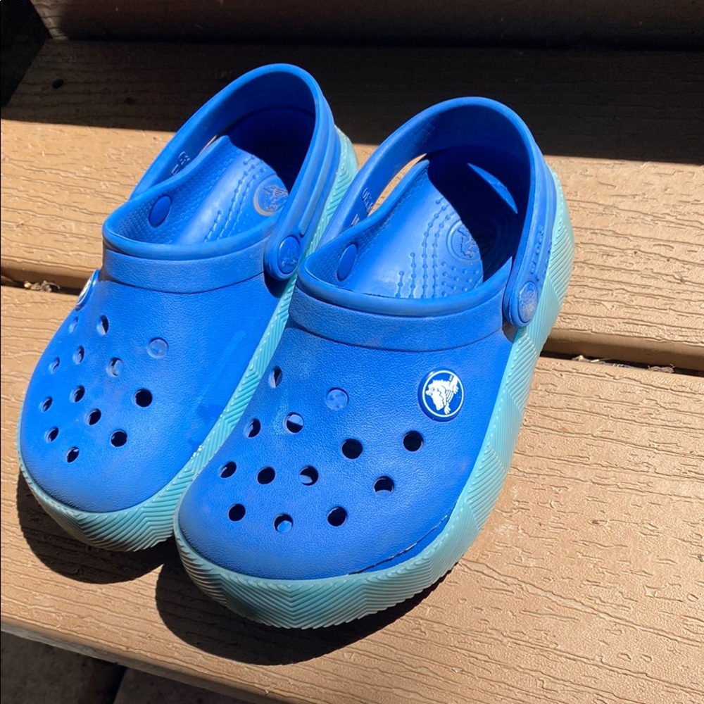 CROCS Kids Blue Water Shoes
